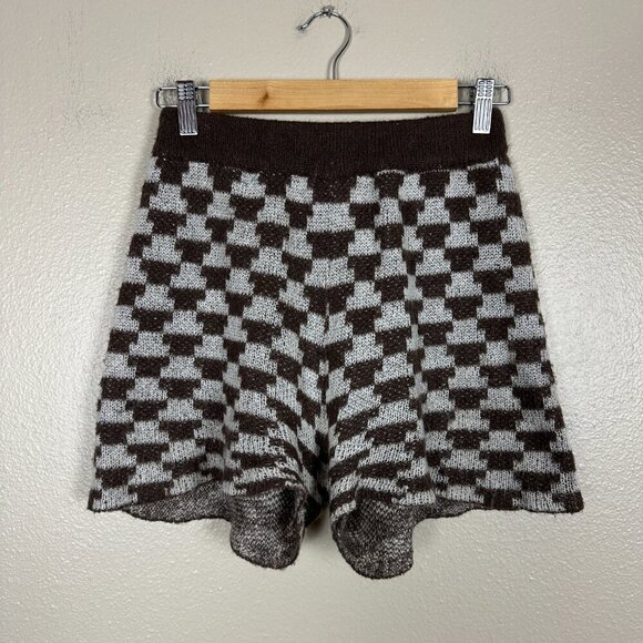 Lisa Says Gah Two Piece Set Knit Lucinda Vintage Rug Mocha Brown Cream M/L - Picture 5 of 7